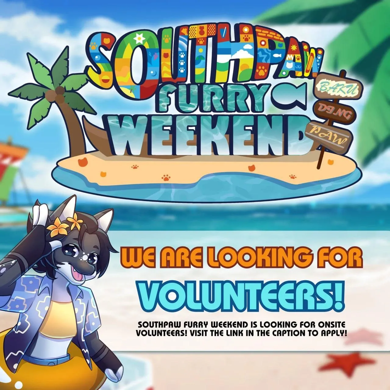 Volunteer for Southpaw Furry Weekend!