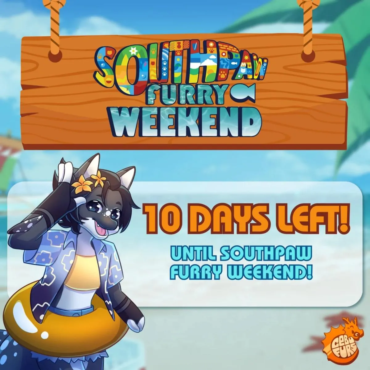 10 Days Left Until Southpaw Furry Weekend!