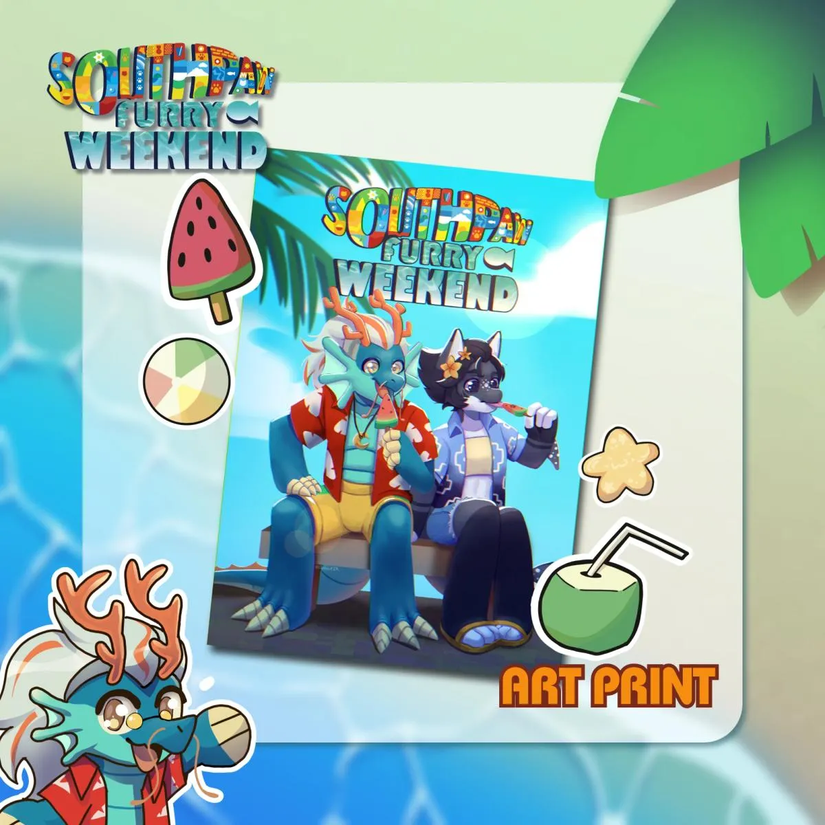 Event Poster Preview for Southpaw Furry Weekend 2026!