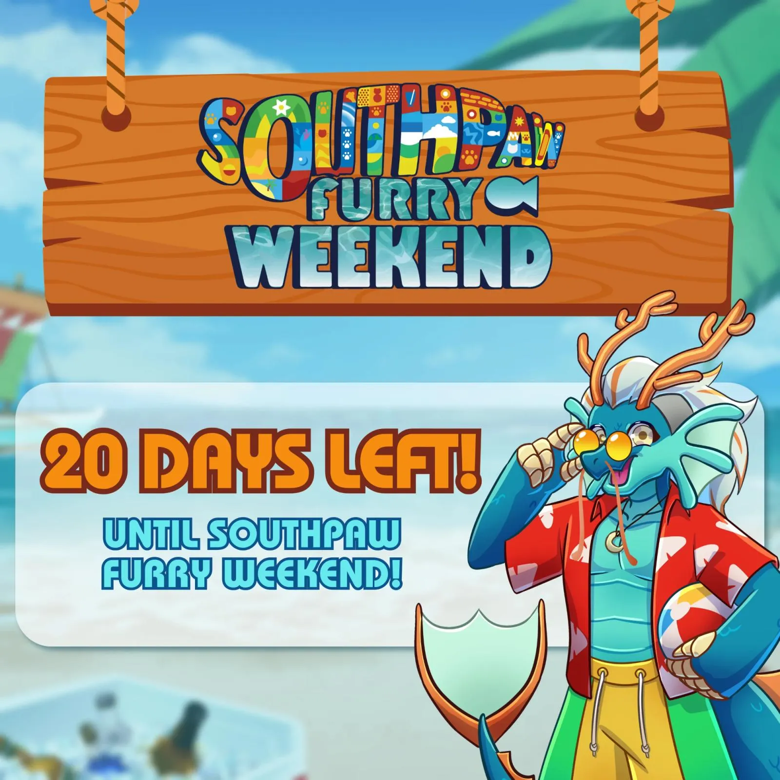 20 DAYS LEFT BEFORE SOUTHPAW FURRY WEEKEND!