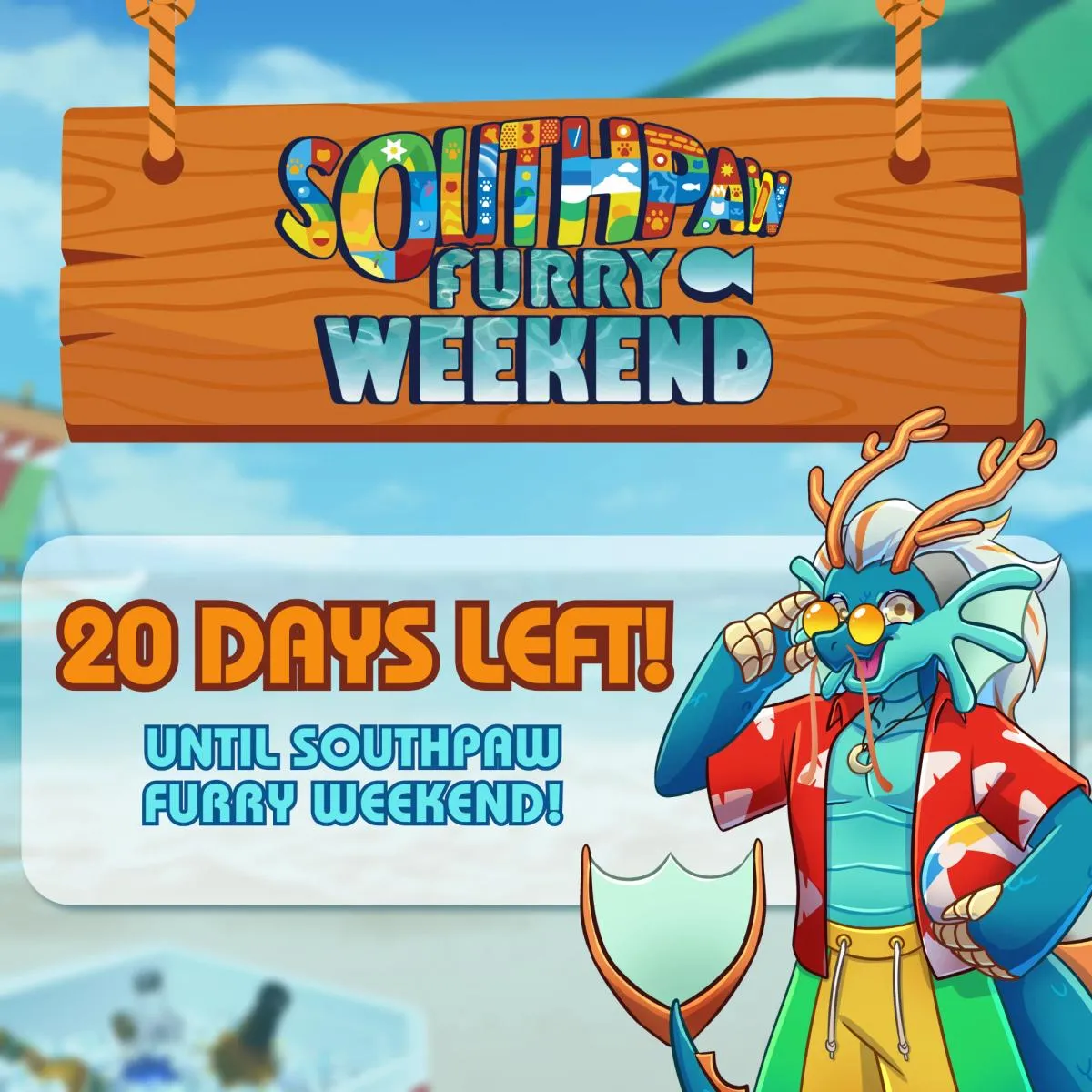 20 DAYS LEFT BEFORE SOUTHPAW FURRY WEEKEND!