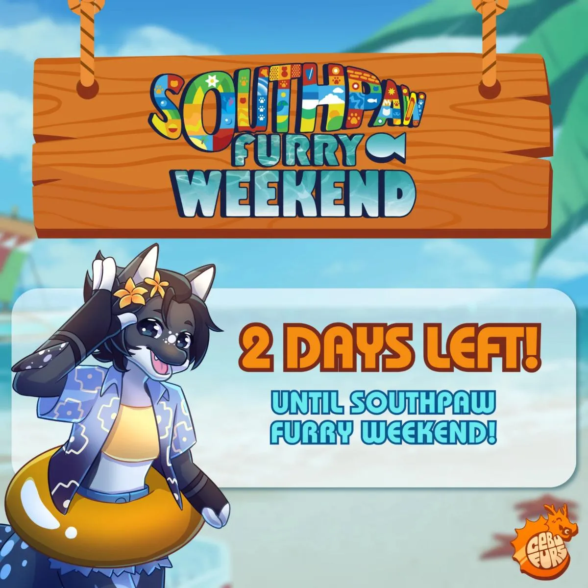 2 Days Left Until Southpaw Furry Weekend!