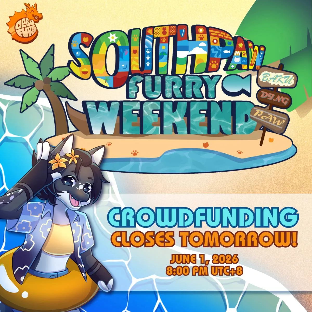 Southpaw Furry Weekend Crowdfunding Closes soon!