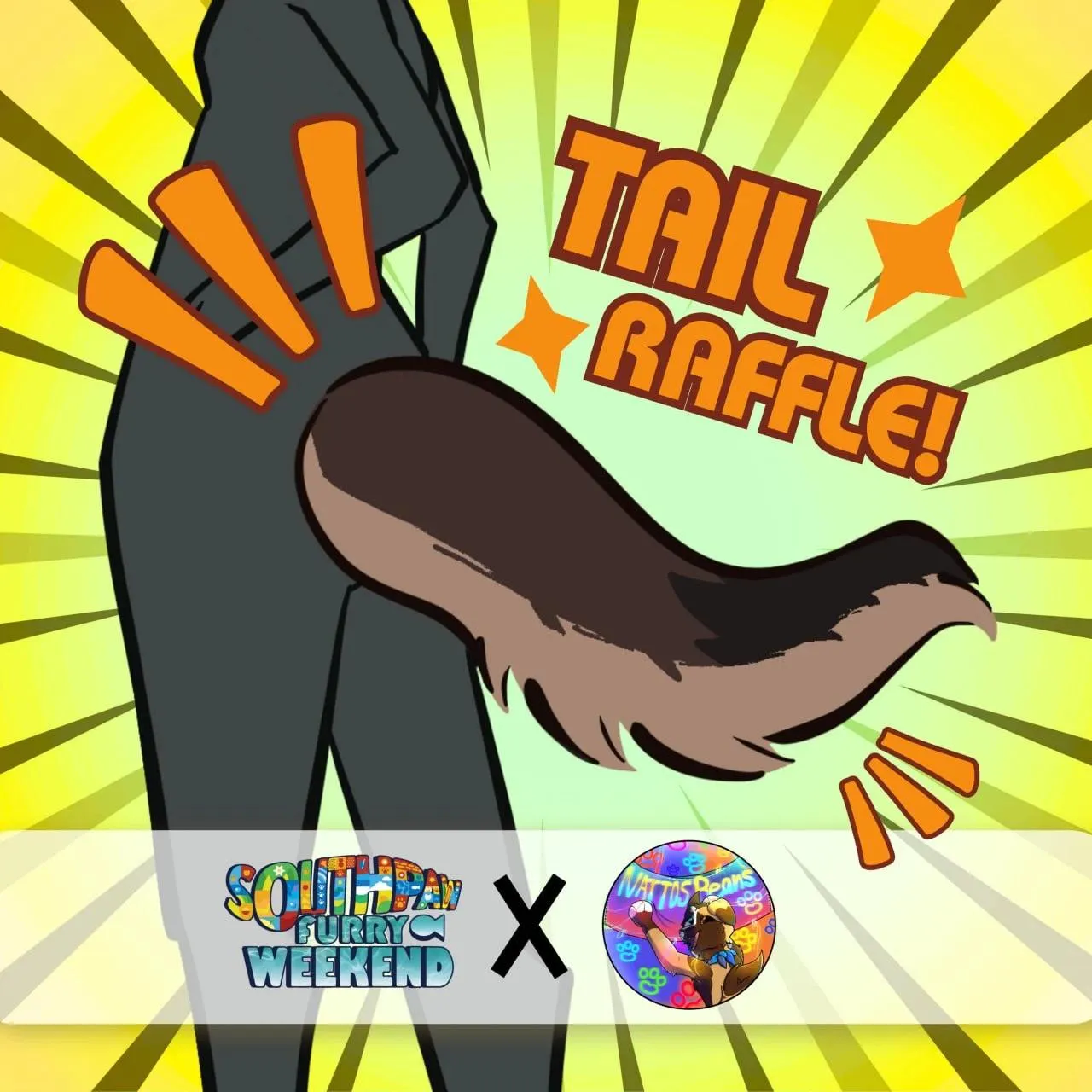 Join the Tail Raffle at Southpaw Furry Weekend!