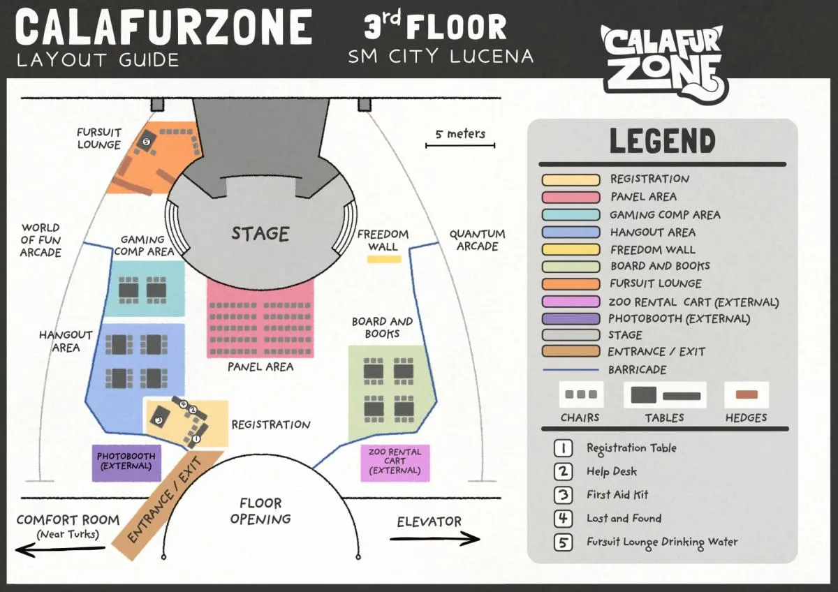 CalaFurZone 2026 Map Guide!