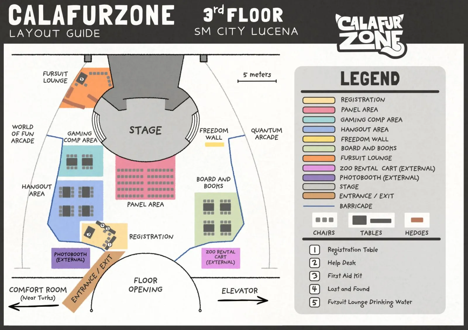 CalaFurZone 2026 Map Guide!