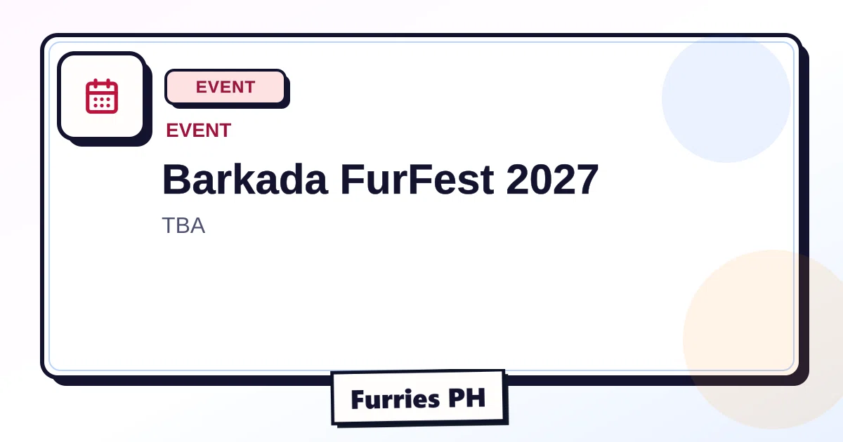Barkada FurFest 2027